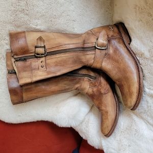 Bed Stu Gogo Lug Rustic Tan Size 8